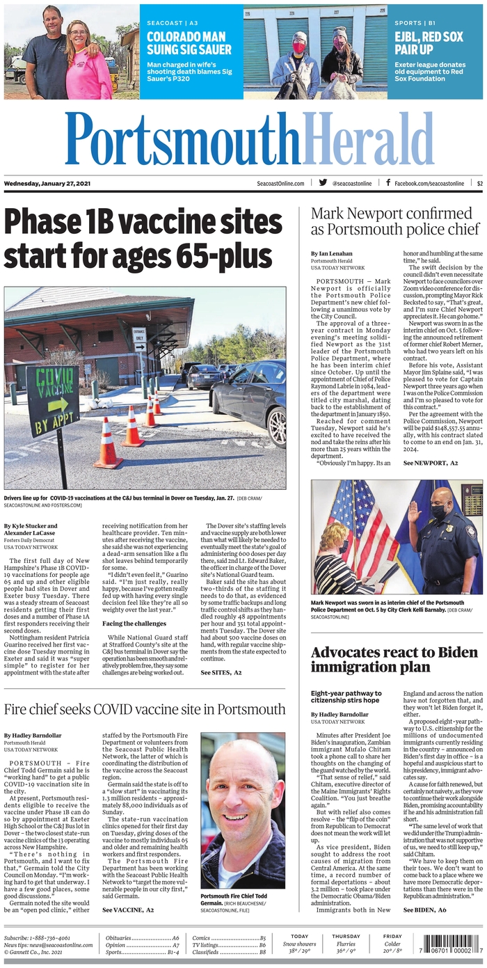 Portsmouth Herald - Nova Hampshire