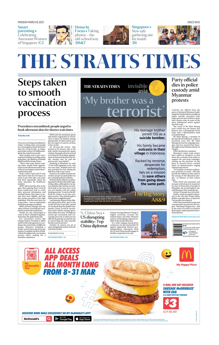 The Straits Times - Singapura